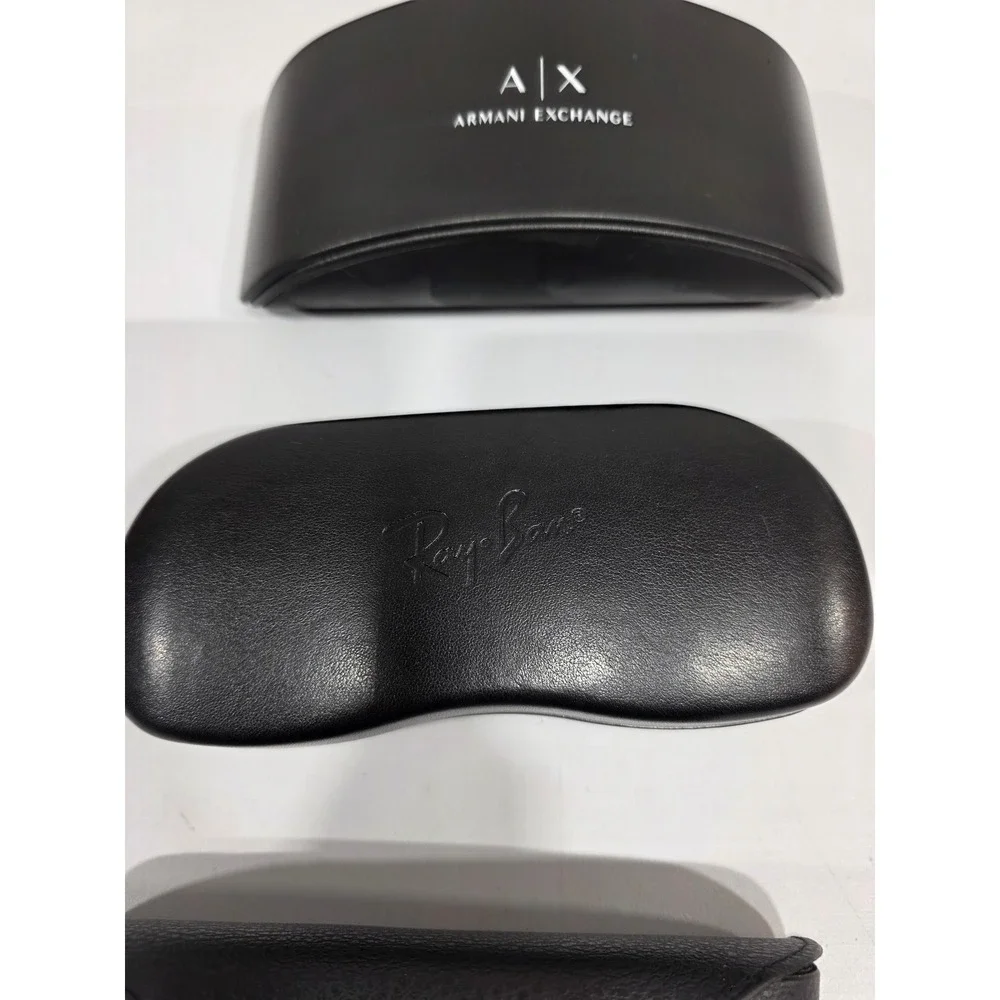 Armani Exchange Ray Ban Chromance Sunglass Cases with‎ Cleaning Cloth